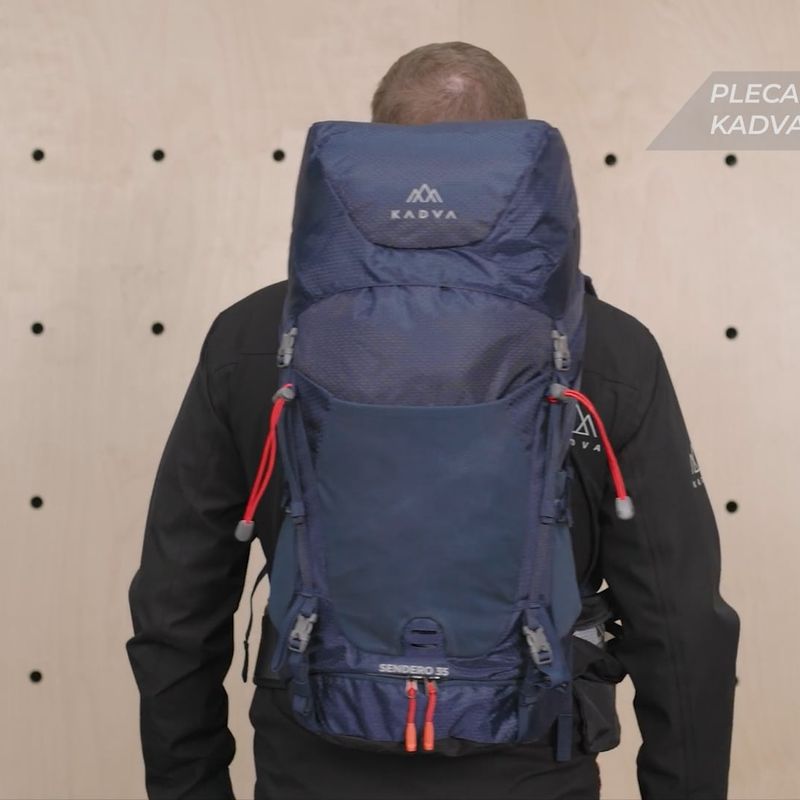 KADVA Sendero trekking hátizsák 35 l fekete 30