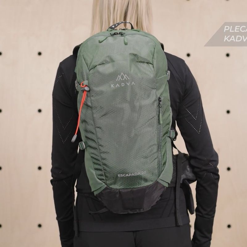 KADVA Escapada 20 l zöld túrahátizsák 23