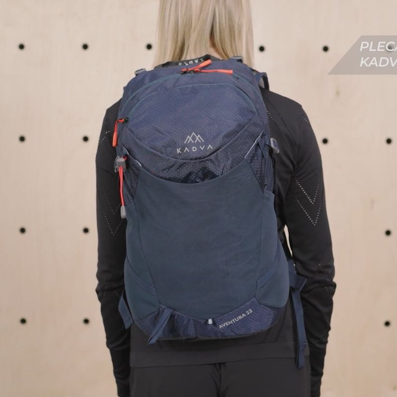 KADVA Aventura 22 l túrahátizsák acélkék 34
