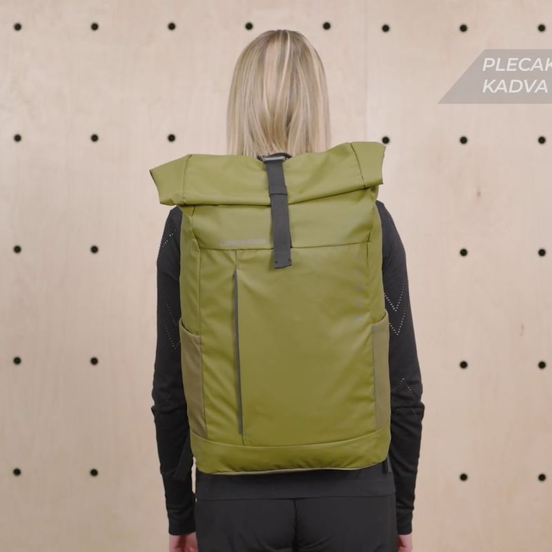 KADVA Companion 20 l khaki színű városi hátizsák 22