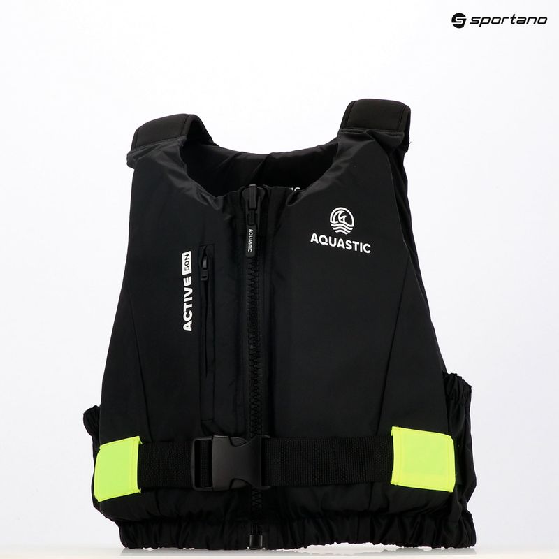 AQUASTIC Active 50N biztonsági mellény fekete 12