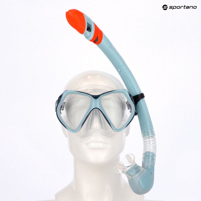 AQUASTIC Shoal snorkeling szett maszk + búvár kék 12