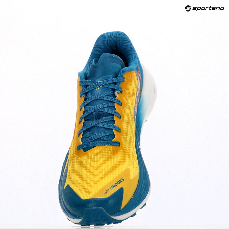 Brooks Catamount 4 férfi futócipő quince/ celestial/ neo ember 15