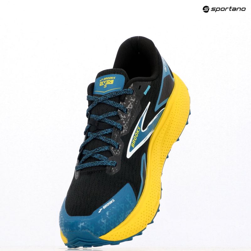 Brooks Divide 5 férfi futócipő fekete/celestial /quince 15