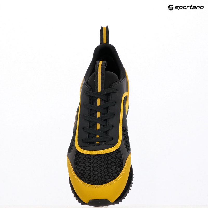 EA7 Emporio Armani Black & White Laces fekete/antik moha cipő 12