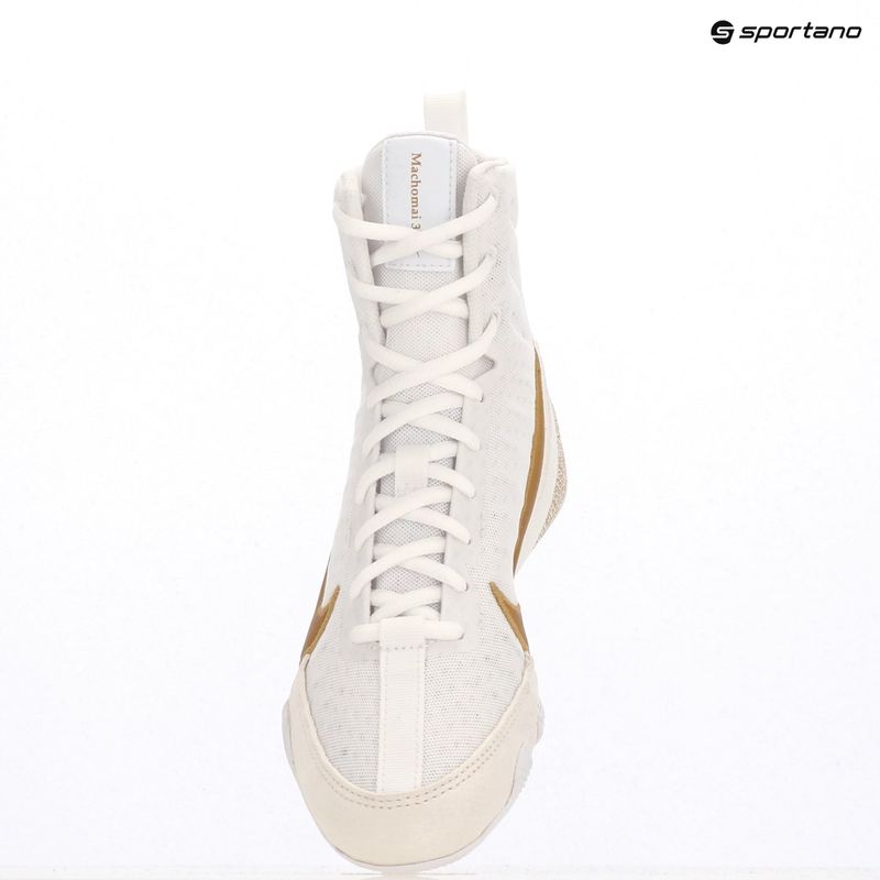 Nike Machomai 3 fehér/metál arany bokszcipő 9