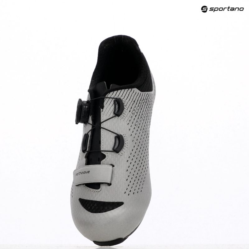 Férfi Northwave Storm Carbon 2 ezüst/fényvisszaverő országúti cipő 9