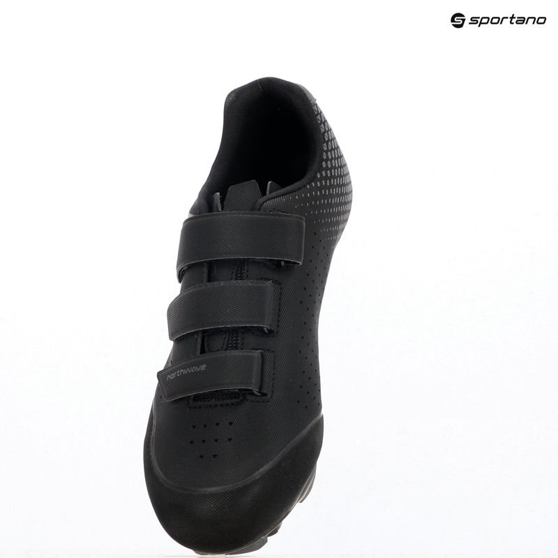 Férfi MTB kerékpáros cipő Northwave Origin 2 fekete/sötét szürke 9