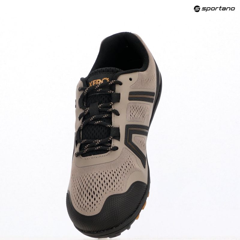 Férfi mezítlábas cipő Xero Shoes Mesa Trail II esett / rock / fekete 9