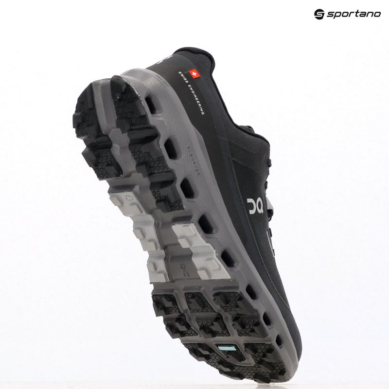 Női futócipő On Cloudvista 2 Waterproof fekete/eclipse 9