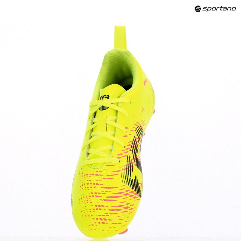 Gyermek futballcipő PUMA Future 8 Play FG/AG Jr sárga riasztás/puma fekete/napbarnított 9