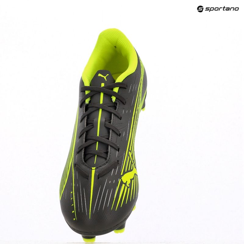 PUMA Ultra 5 Play FG/AG matt öregedő ezüst/sárga riasztás/puma öregedő ezüst futballcipő 9