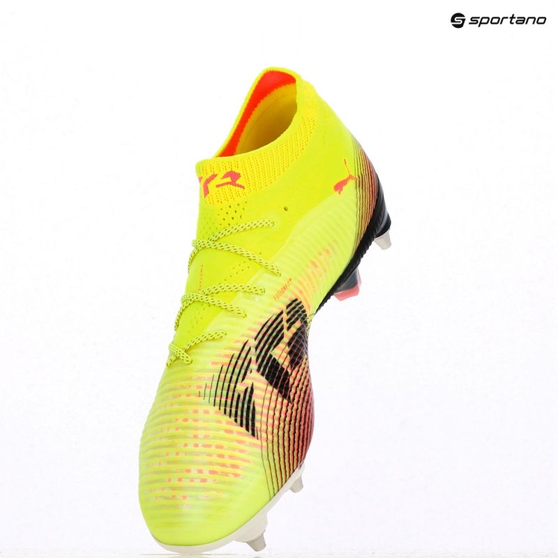 Férfi futballcipő PUMA Future 8 Ultimate MxSG sárga riasztás/puma fekete/sun struck 9