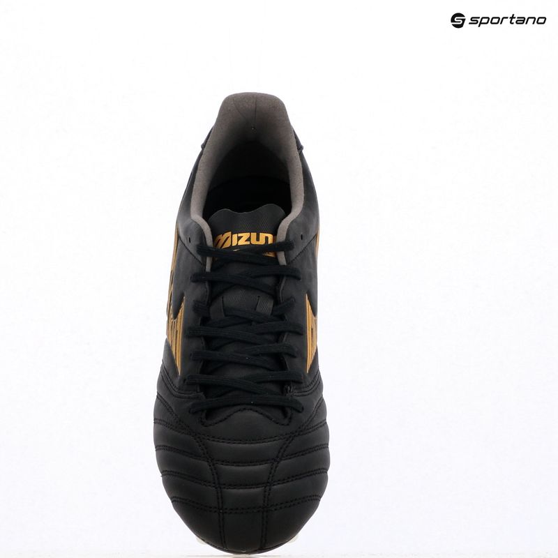 Mizuno Morelia Neo IV Pro MIX labdarúgócipő fekete/arany/fekete 9