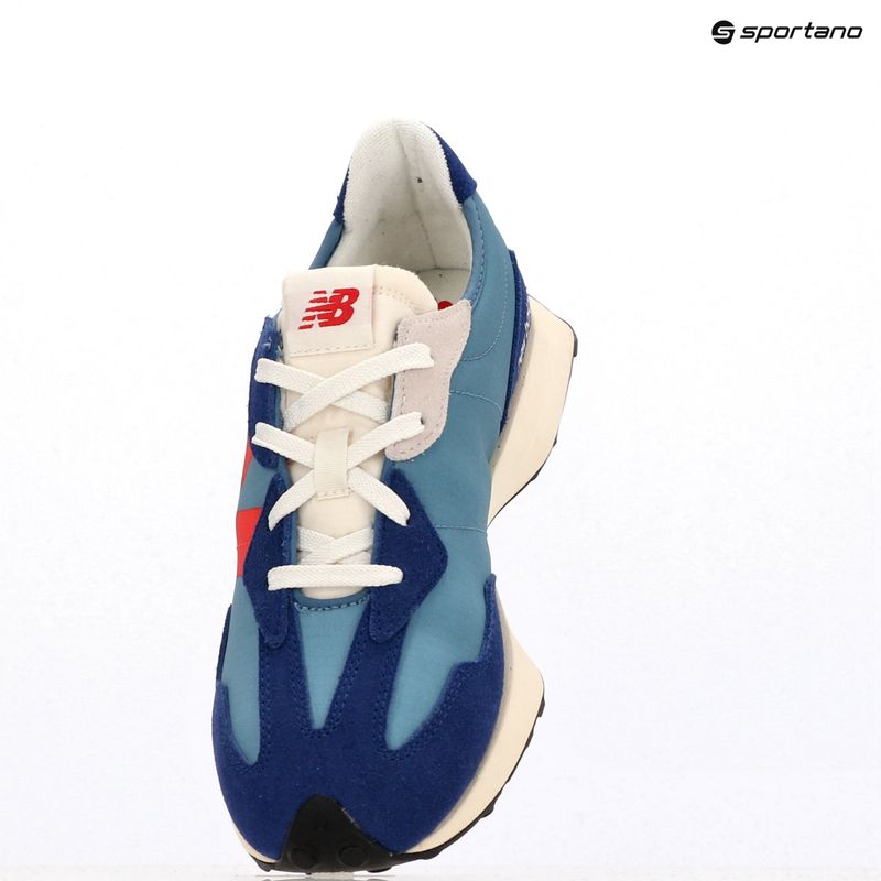 New Balance 327-es V1 tintakék/igazi piros cipő 9