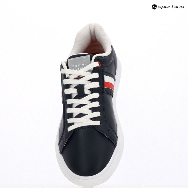 Tommy Hilfiger Essential Leather Cupsole sivatagi égbolt férfi cipő 9