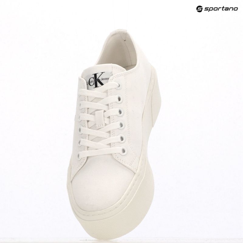 Calvin Klein női tornacipő YW0YW01033 Vulc Flatform+ Cupsole Alacsony fehér 9