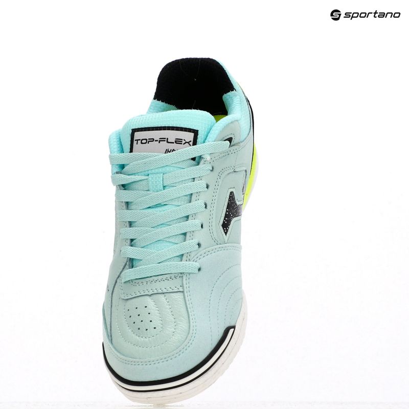 Férfi futballcipő Joma Top Flex IN türkiz színben 15