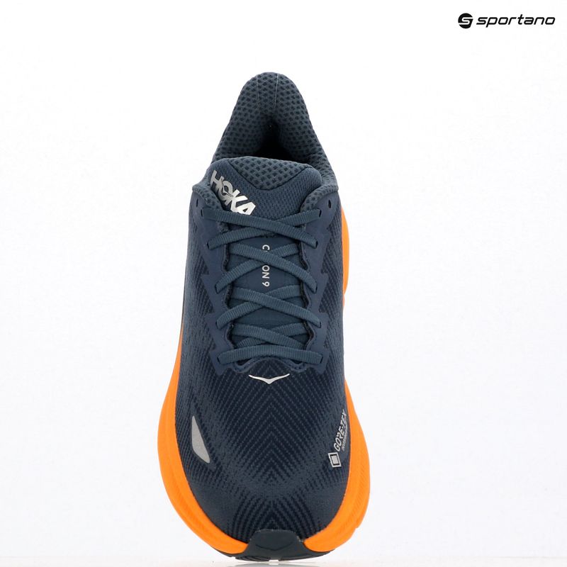 Férfi futócipő HOKA 9 GTX viharos égbolt/narancsos zest 10