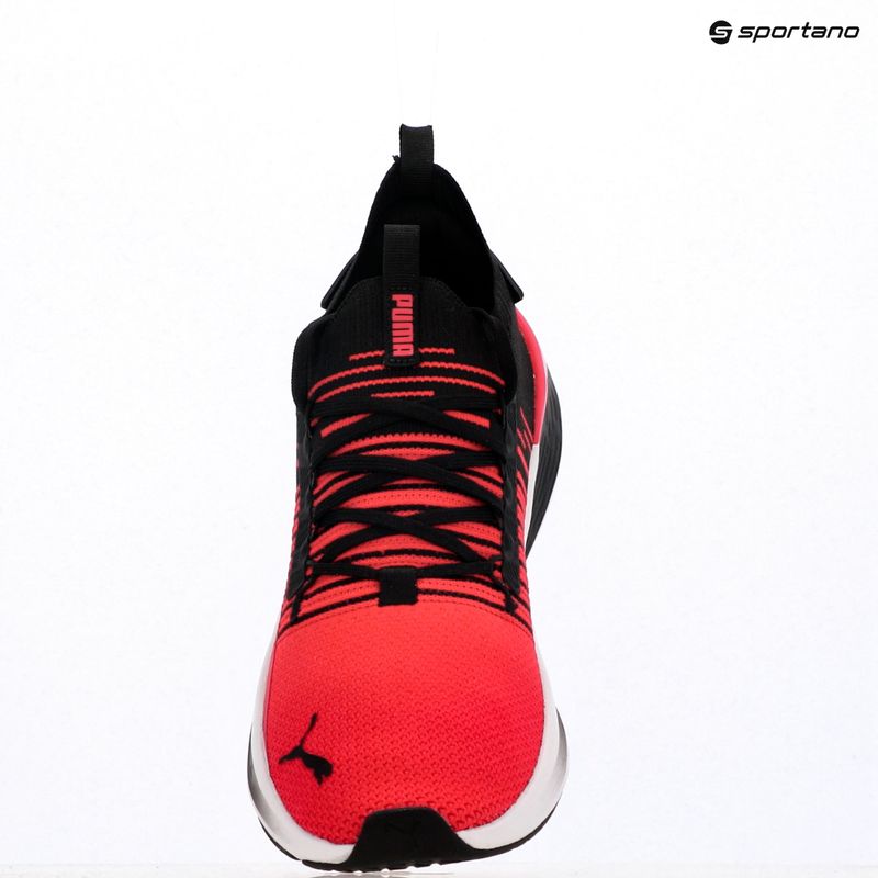 PUMA Softride Symmetry Fuzion futócipő minden alkalommal piros/puma fekete/puma fehér 3