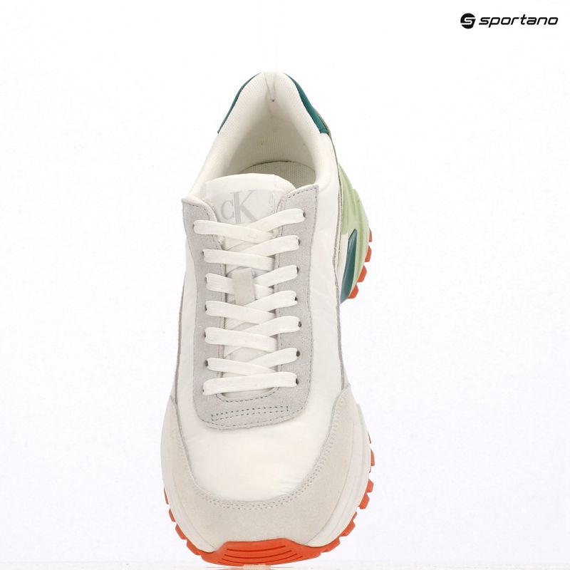 Calvin Klein férfi cipő YM0YM01292 Hike Runner Casual Ny-Su Bright White/Wild Green/Tigerilily 9