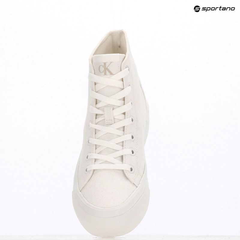 Calvin Klein női tornacipő YW0YW01764 Vulc Flatform Mid Cv Mg tripla világos fehér 9