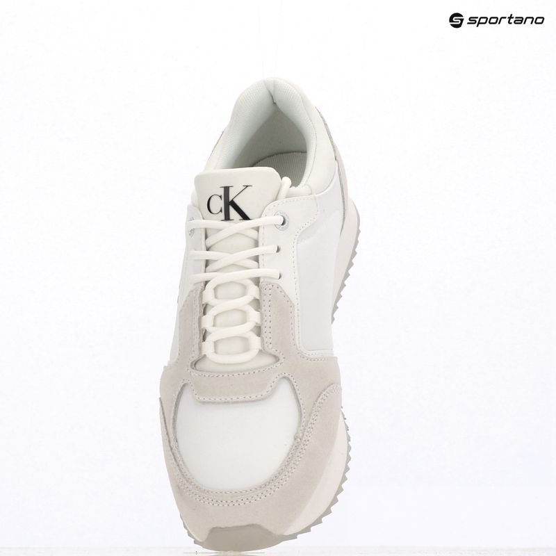 Calvin Klein Női cipő YW0YW01644 Runner Laceup Sock Mg Nylon Mix Bright White/Black Nylon Mix Fényes Fehér/Fekete 9
