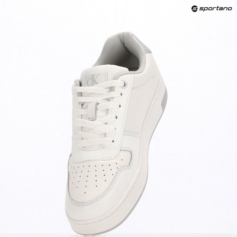 Calvin Klein női cipő YW0YW01765 Basket Cupsole Low Mg világos fehér/ezüst 9