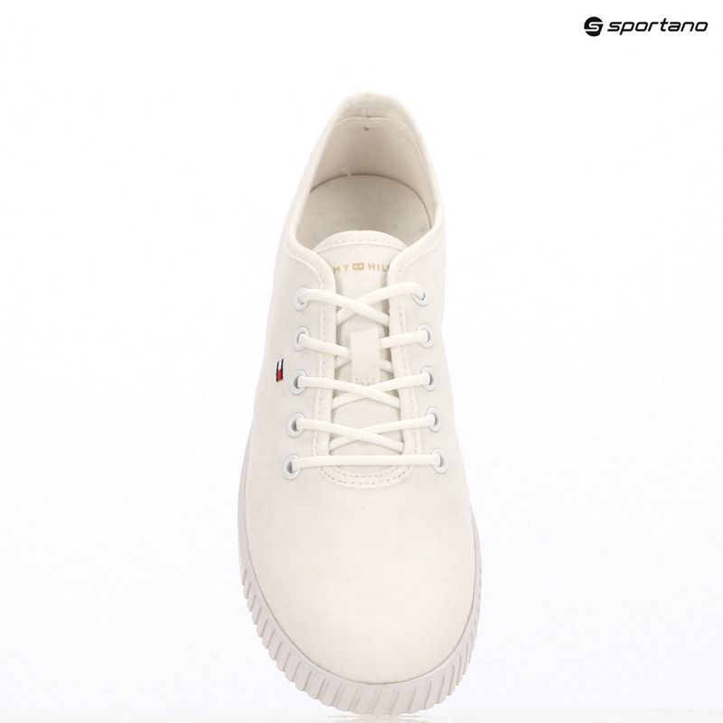Tommy Hilfiger női edzőcipő Canvas Lace Up fehér 9