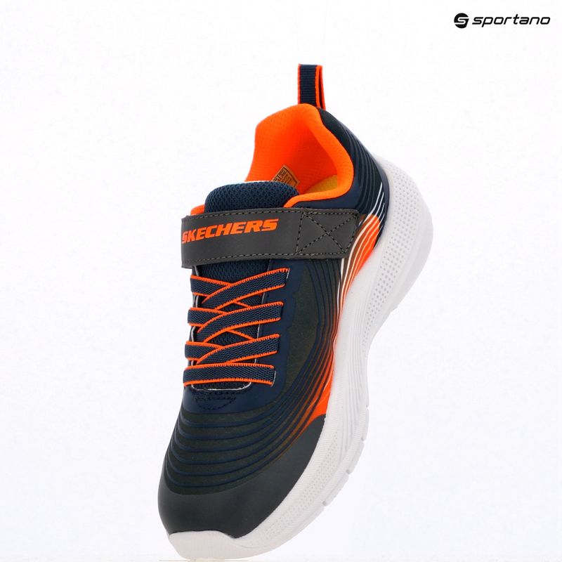 Gyerekcipők Skechers Microspec Advance tengerészkék/narancs 9