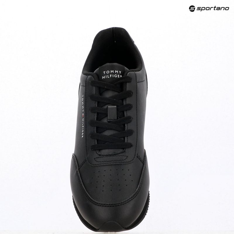 Férfi Tommy Hilfiger Lo Runner Pu Mix fekete cipő 9