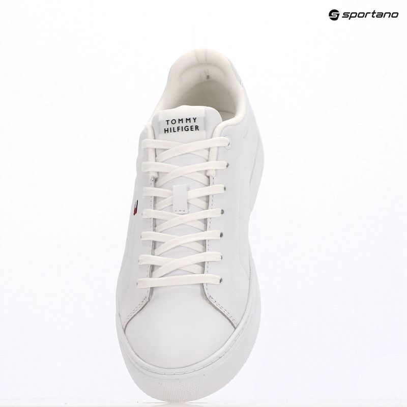 Tommy Hilfiger férfi cipő Icon Court Lth Flag Ess fehér 9