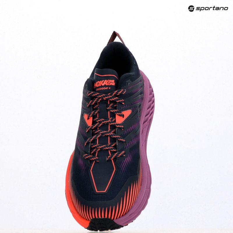 Női futócipő HOKA Speedgoat 4 outer space / hot coral 9