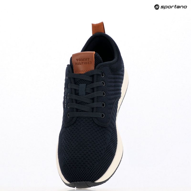 Tommy Hilfiger férfi Newport 3D Premium Knit sivatagi égbolt cipő 9