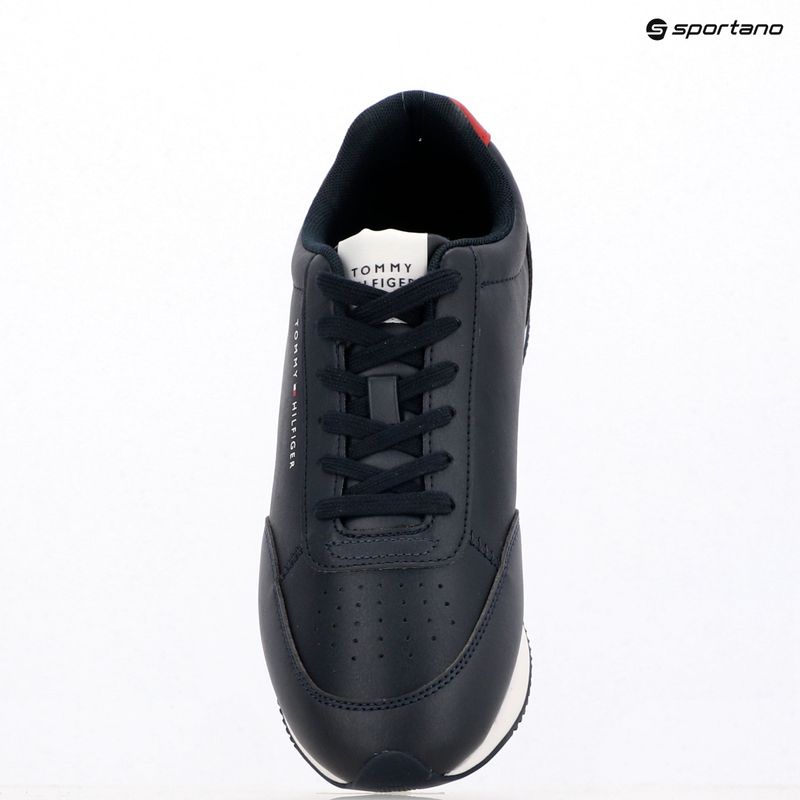 Tommy Hilfiger Lo Runner Pu Mix sivatagi égbolt férfi cipő 9
