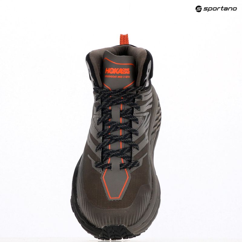 HOKA férfi cipő Speedgoat 2 MID GTX antracit/sötét sirály szürke 8