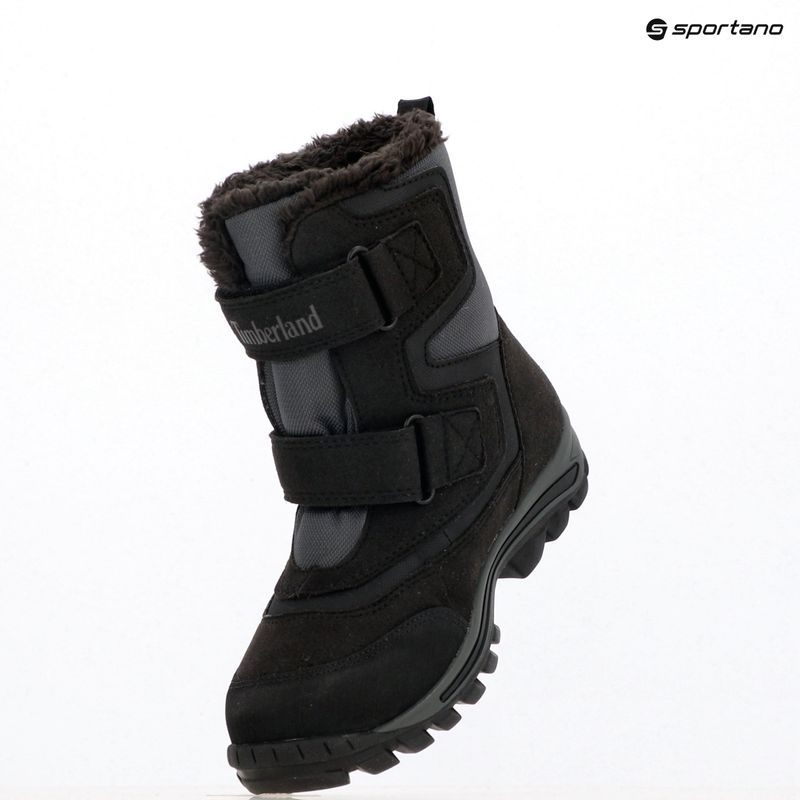 Gyerek hótaposó Timberland Chillberg 2-Strap Gore-Tex jet black 10