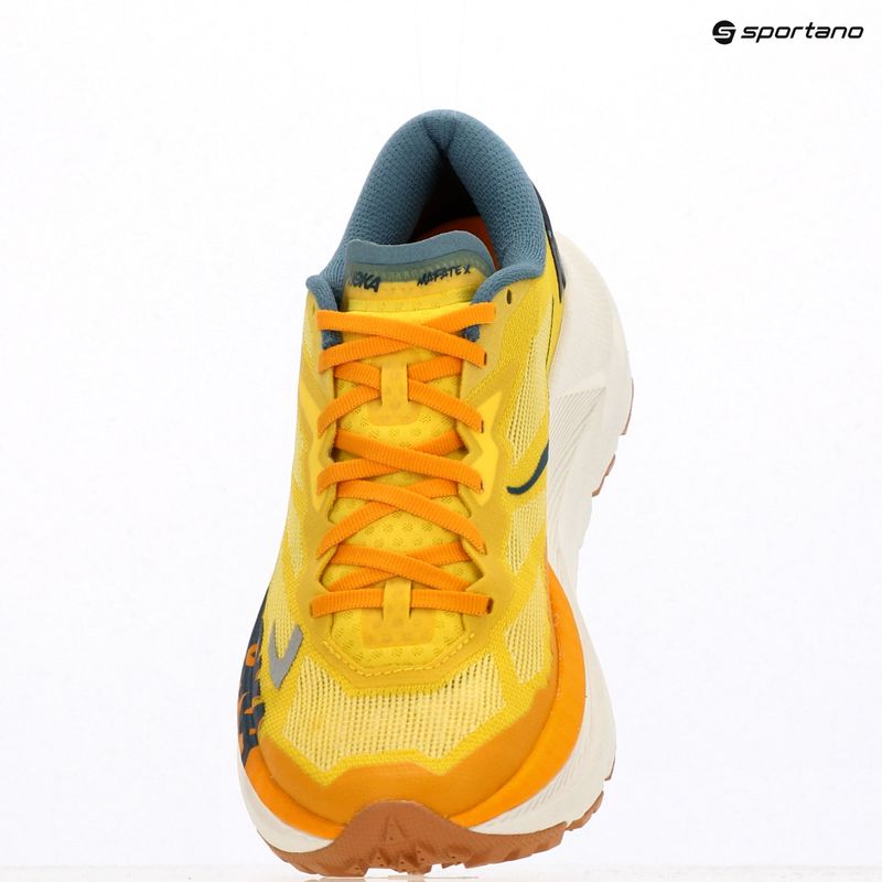 Férfi futócipő Hoka Mafate X zest/mountain fog 13