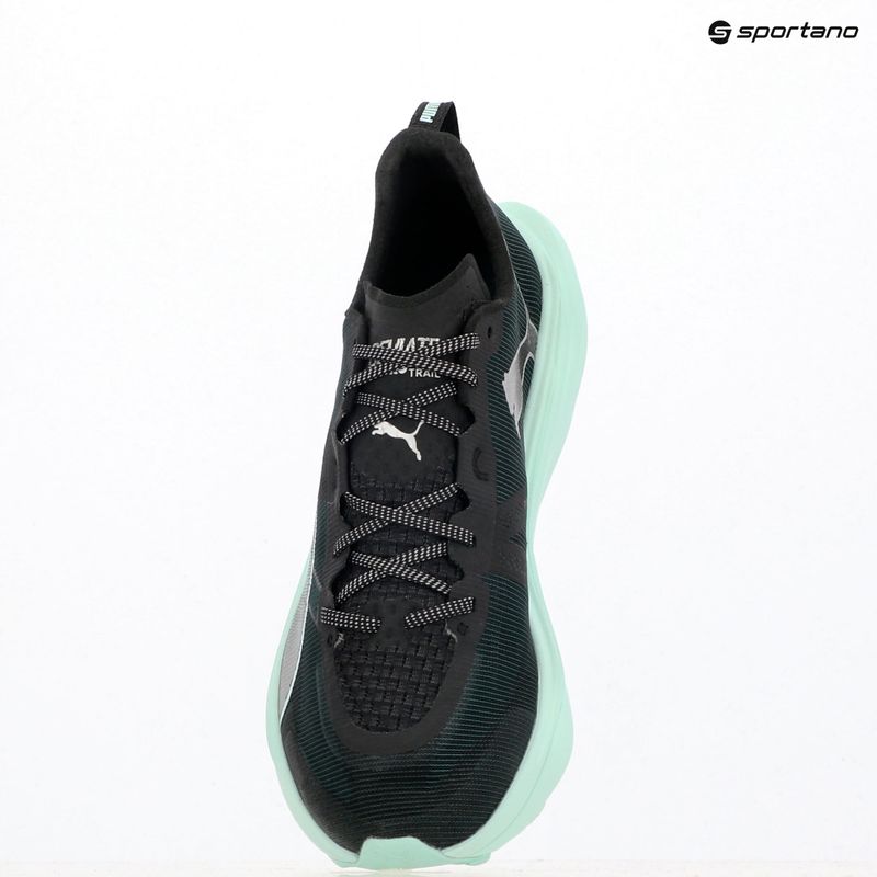 Férfi PUMA Deviate Nitro Elite Trail zöld terep / menta olvadás futócipő 9