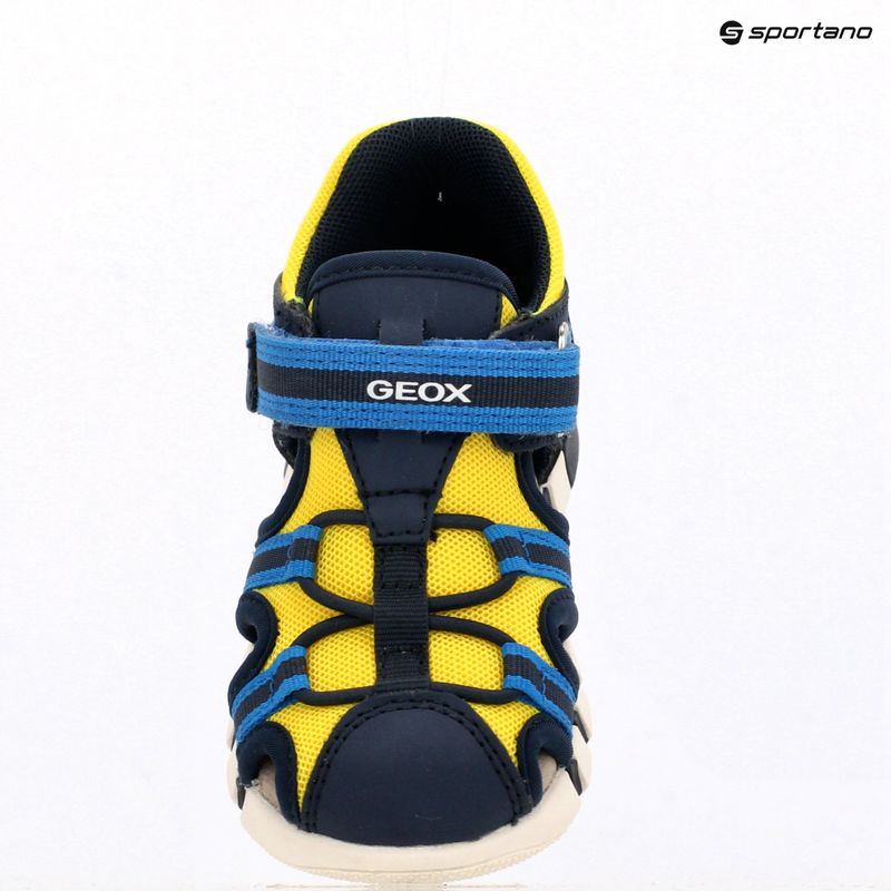 Geox Iupidoo gyermek szandál navy/fluo yellow 9