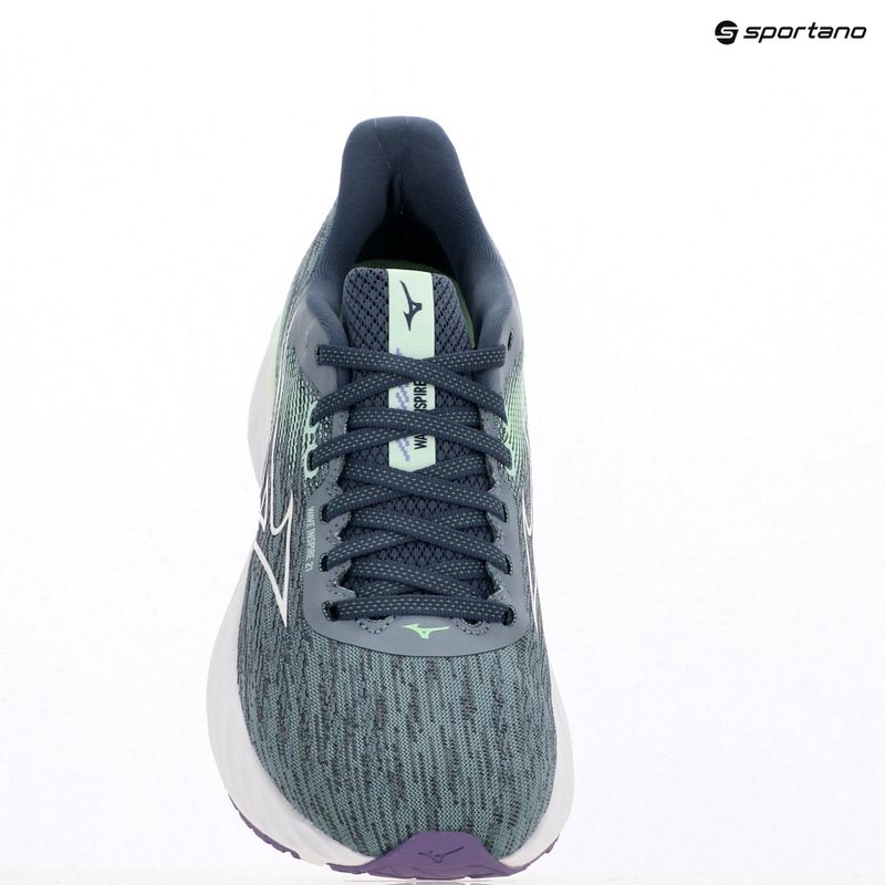 Női Mizuno Wave Inspire 21 futócipő tradewinds/fehér/neo menta 11