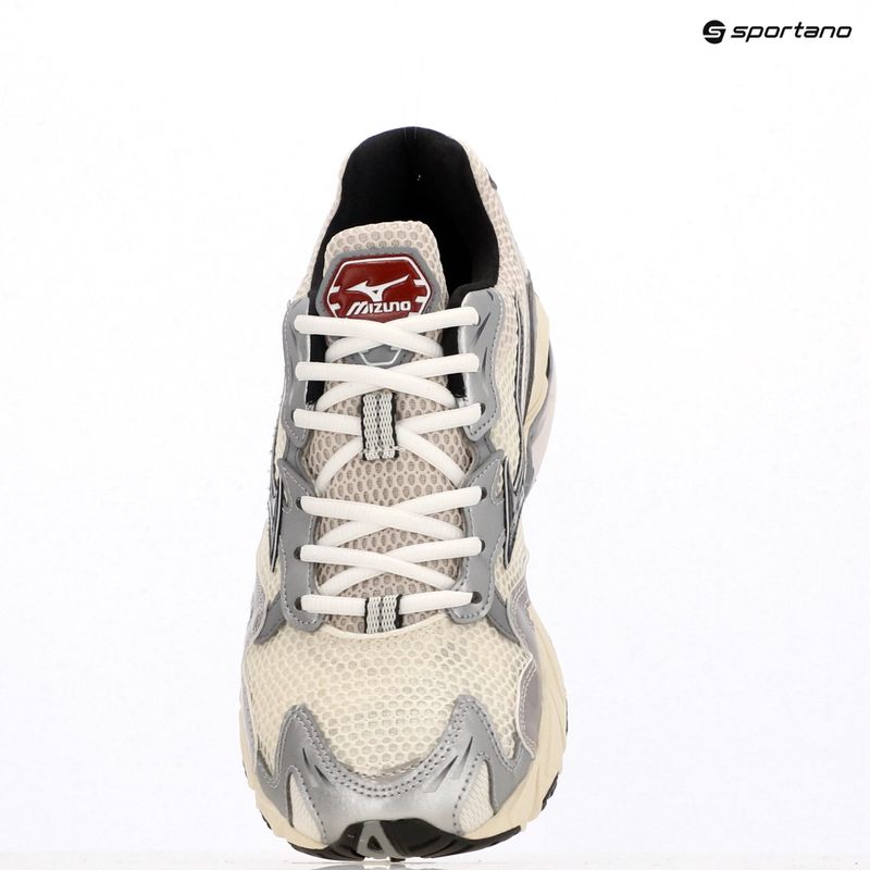 Férfi Mizuno Wave Rider 10 cipő mizuno hófehér/fekete homok/ritmikus piros 10
