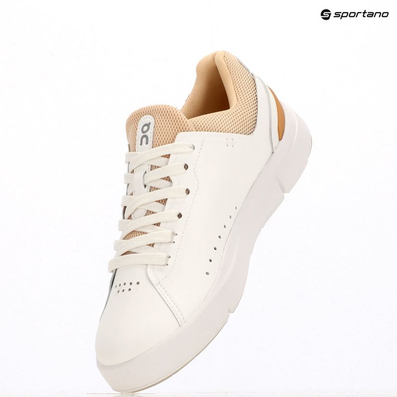 Női On The Roger Advantage fehér/savannah cipők 8