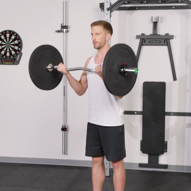 XTREXO fekete bumper olimpiai súlytárcsa 20 kg TRX-BMP020 14