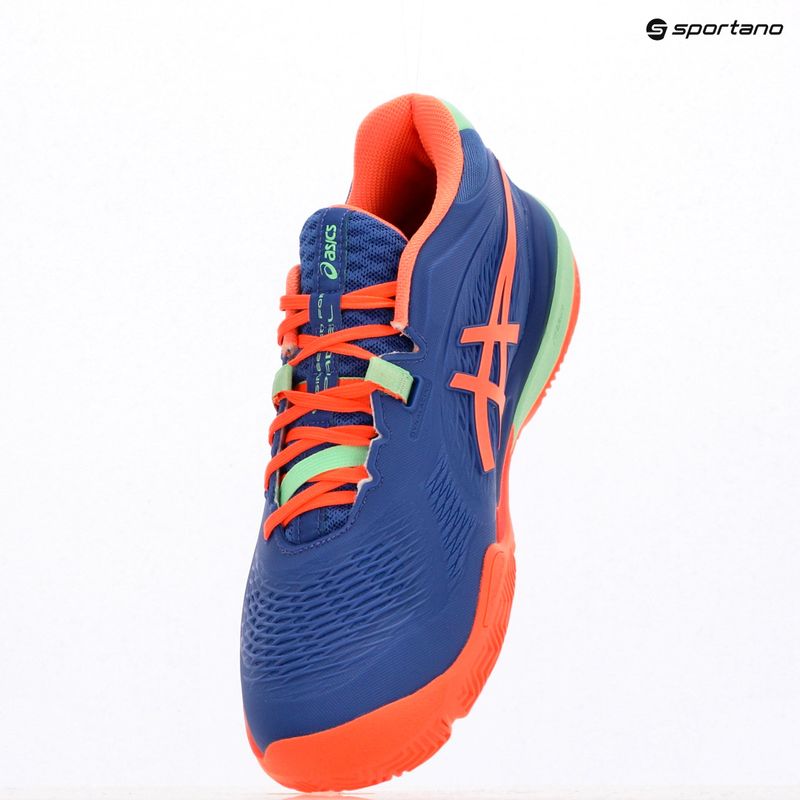 ASICS Gel-Resolution X férfi evezős cipő sötét kobalt/élénk korall 16