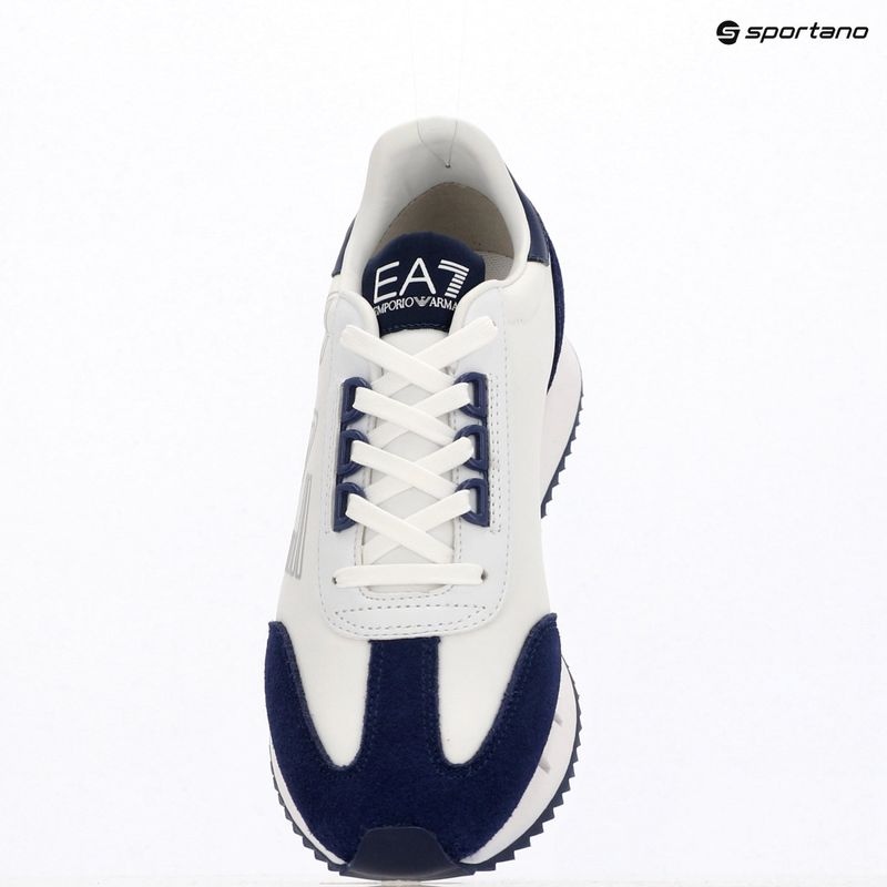 EA7 Emporio Armani fekete-fehér Vintage fehér/középkori kék cipő 12