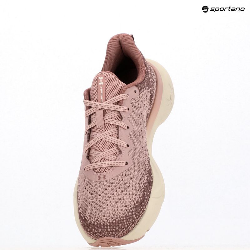Női futócipő Under Armour Infinite turmalin rózsaszín/maroon köd/csúcs fehér 9