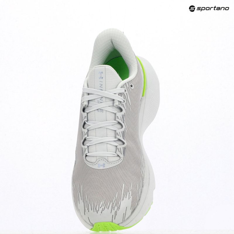 Under Armour Infinite Pro 2 Storm távoli szürke/mod szürke/hiper zöld futócipő 9