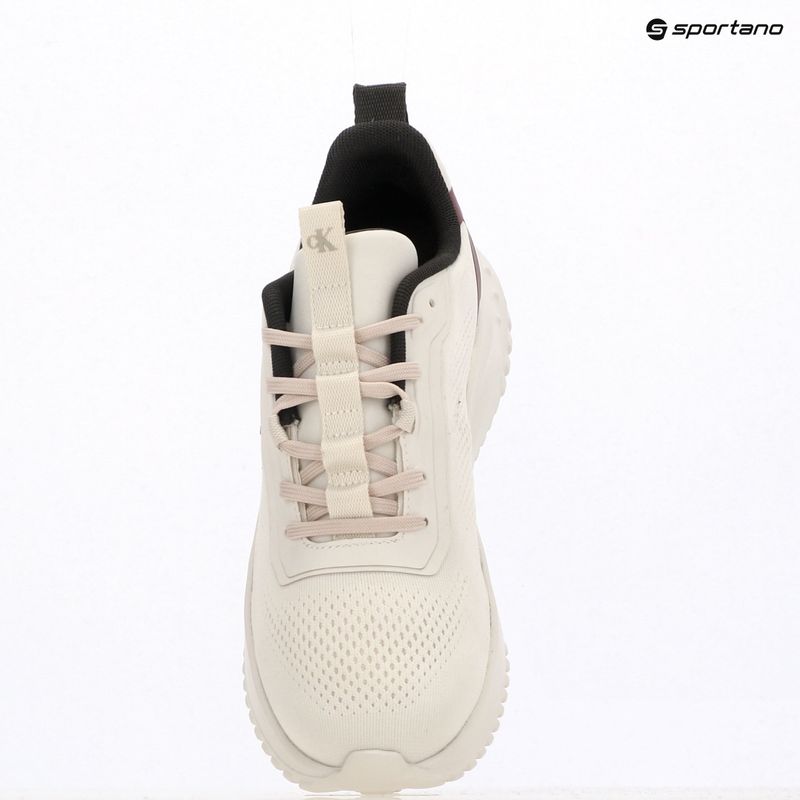 Női cipő Calvin Klein YW0YW01992 Eva Runner Drawstring Mix MG lily white/beluga/new maroon 9
