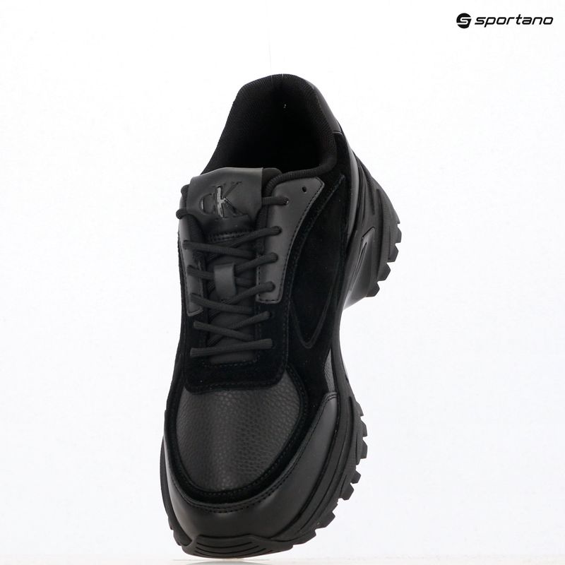 Férfi cipők Calvin Klein YM0YM01289 Hike Runner HF Leather Mix triple black 9
